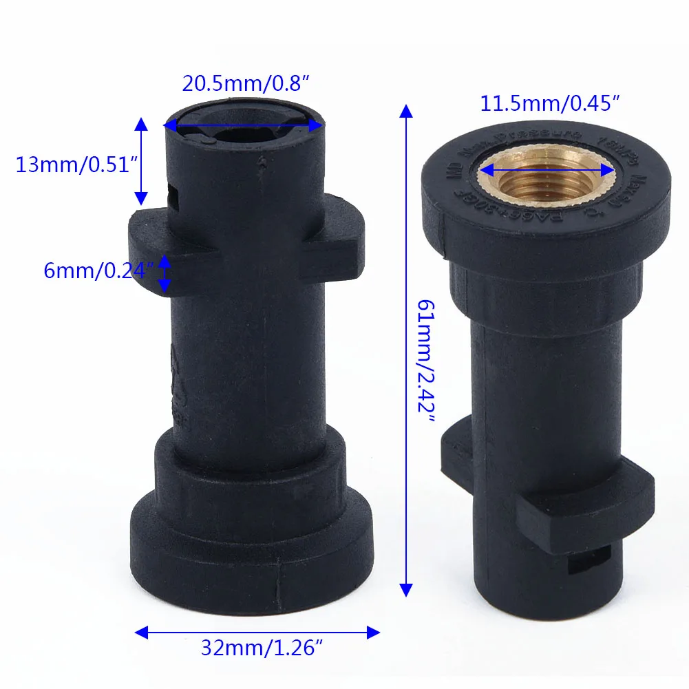 High Pressure Washer Adapter Connector Bayonet 1/4 BSP Foamer For Karcher All K2 K3 K4 K5 K6 K7 Series Including Premium Models
High Pressure Washer Adapter Connector Bayonet 1/4 BSP Foamer For Karcher All K2 K3 K4 K5 K6 K7 Series Including Premium Models