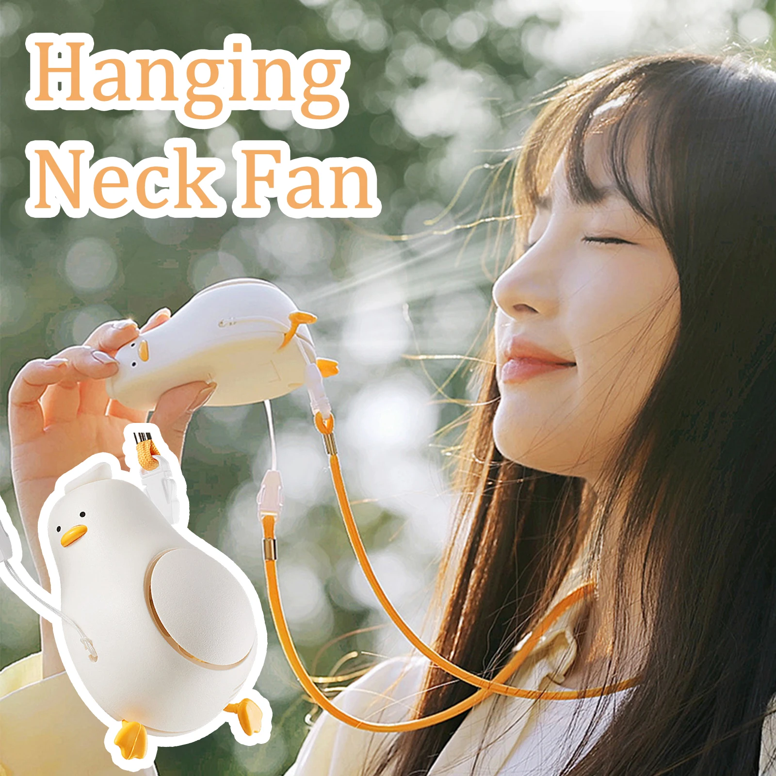 Lying Duck Electric Fan Type-c Charging 800mAh 5W Student Outdoor Cooling Fans Bladeless 3-speed Adjustment for Home Office Work
Lying Duck Electric Fan Type-c Charging 800mAh 5W Student Outdoor Cooling Fans Bladeless 3-speed Adjustment for Home Office Work