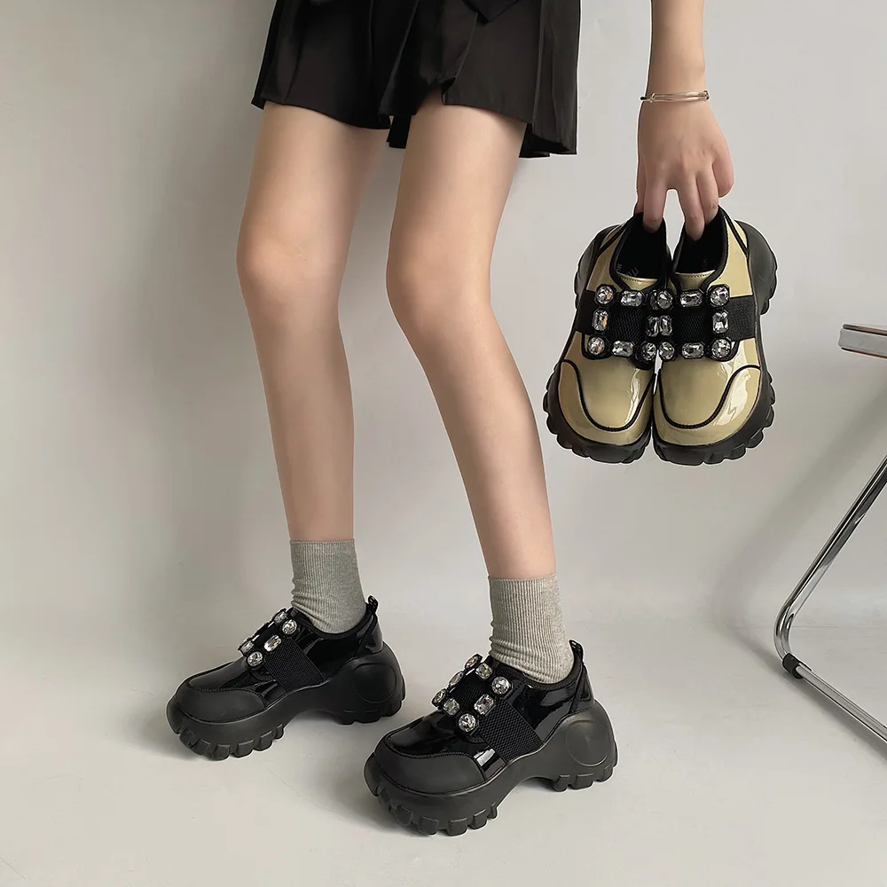 Popular Personality Old Shoes Women's 2022 Spring New Avocado Fashion Light Leather Shoes Thick Bottom Sports Casual Shoes Trend
Popular Personality Old Shoes Women's 2022 Spring New Avocado Fashion Light Leather Shoes Thick Bottom Sports Casual Shoes Trend