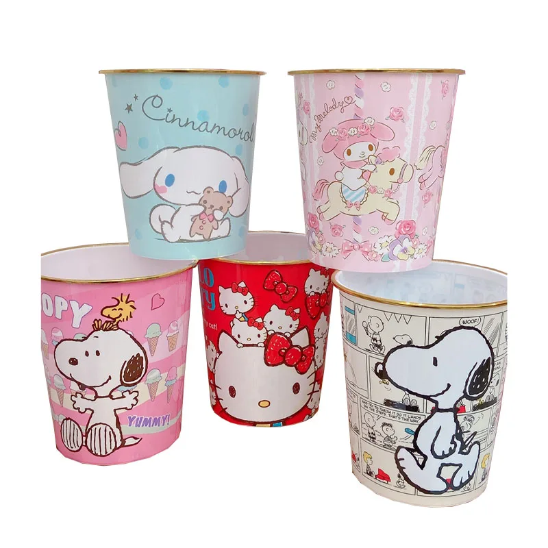 Ведро для мусора в помещении Cinnamoroll My Melody Kt Kawaii, аниме Sanrioed, милое женское сердце, вместительная мусорная корзина для дома, спальни
Ведро для мусора в помещении Cinnamoroll My Melody Kt Kawaii, аниме Sanrioed, милое женское сердце, вместительная мусорная корзина для дома, спальни
