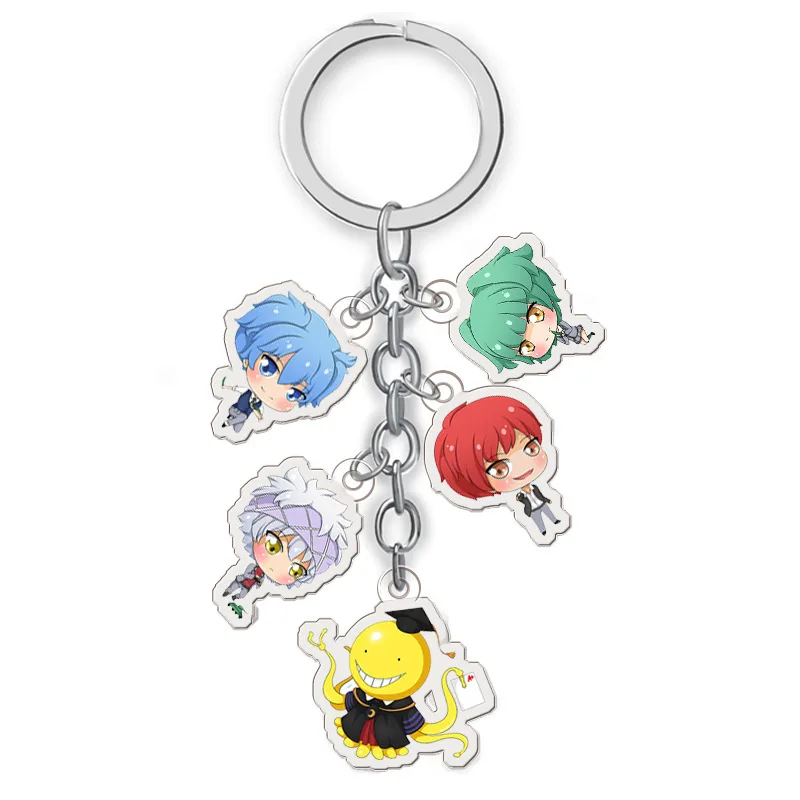 Assassination Classroom Keychain Acrylic Korosensei Tassels Pendant Keychain For Bag Car Women Men Male Female Key Ring Jewelry
Assassination Classroom Keychain Acrylic Korosensei Tassels Pendant Keychain For Bag Car Women Men Male Female Key Ring Jewelry