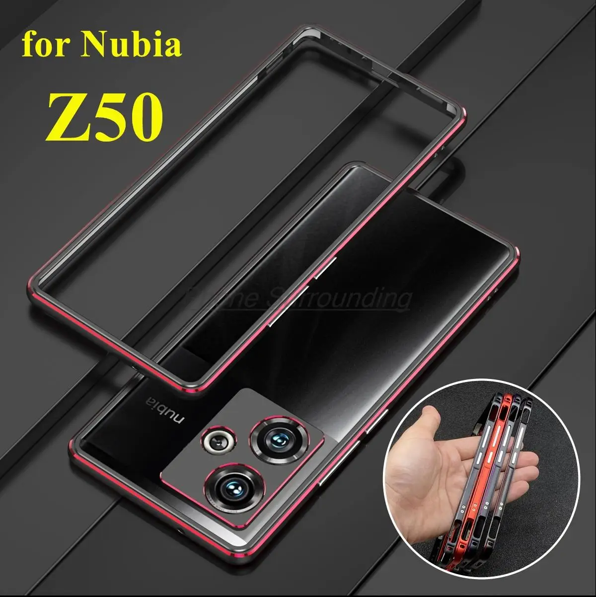 Ultra-Thin capa fundas Aluminum Bumper Case for ZTE Nubia Z50 Z 50 metal Phone Case+ (1 Glass Film + 1 Soft Rear Film )
Ultra-Thin capa fundas Aluminum Bumper Case for ZTE Nubia Z50 Z 50 metal Phone Case+ (1 Glass Film + 1 Soft Rear Film )