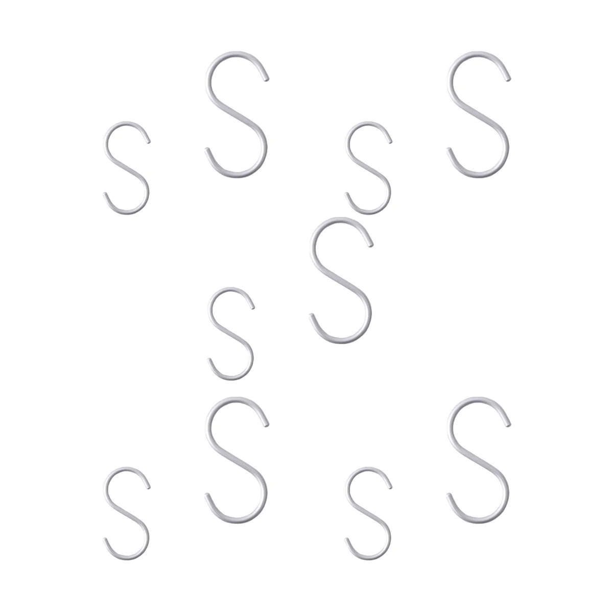 No Trace Hook S-Type Hook Free Punching Metal Hook Durable S-Type Hook Stainless Steel Hook 5 Big 5 Small
No Trace Hook S-Type Hook Free Punching Metal Hook Durable S-Type Hook Stainless Steel Hook 5 Big 5 Small