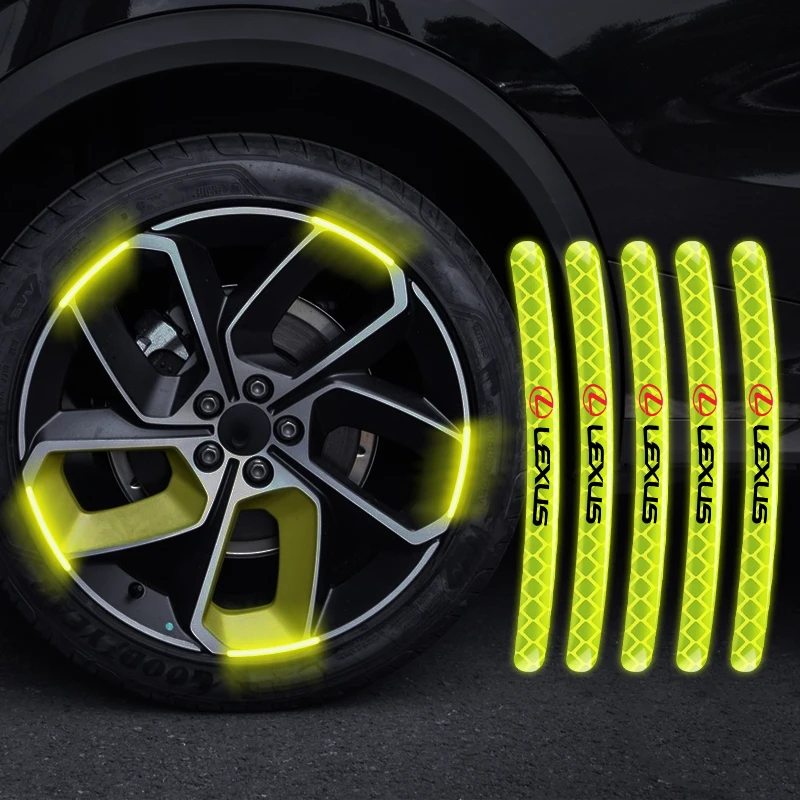 Car New Wheel Hub Stickers Reflective Strip For LEXUS CT200h F Sport ES LS IS GS LC RC GC RX UX NX LX GX RX300 RX350 LX570 Is200
Car New Wheel Hub Stickers Reflective Strip For LEXUS CT200h F Sport ES LS IS GS LC RC GC RX UX NX LX GX RX300 RX350 LX570 Is200