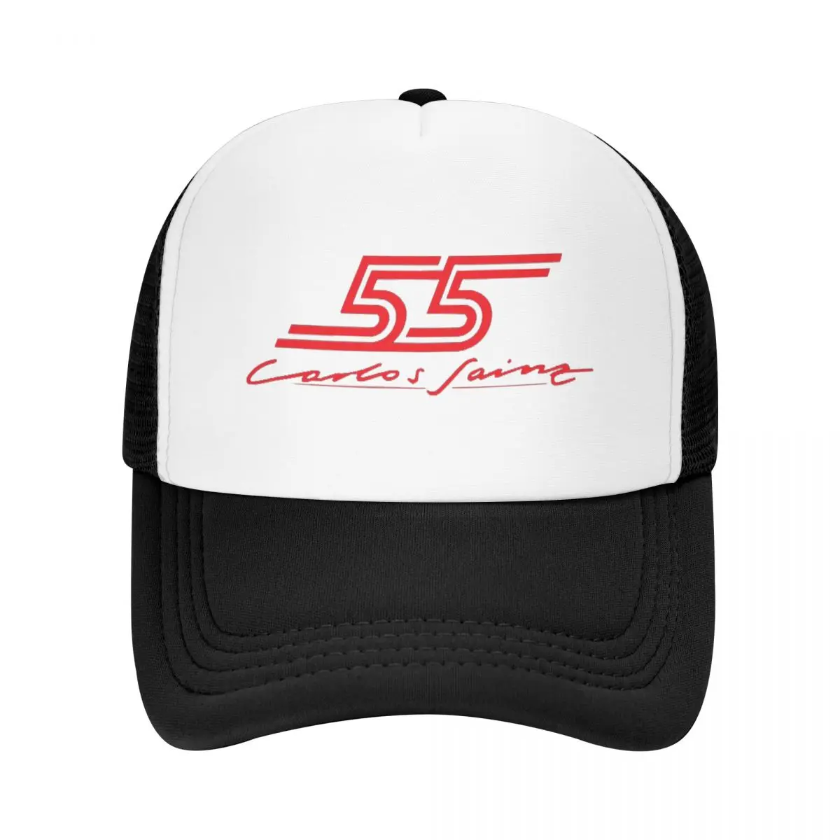 Carlos Sainz Jr F1 Signature Graphic — темная кепка сетчатые бейсболки регулируемая шляпа