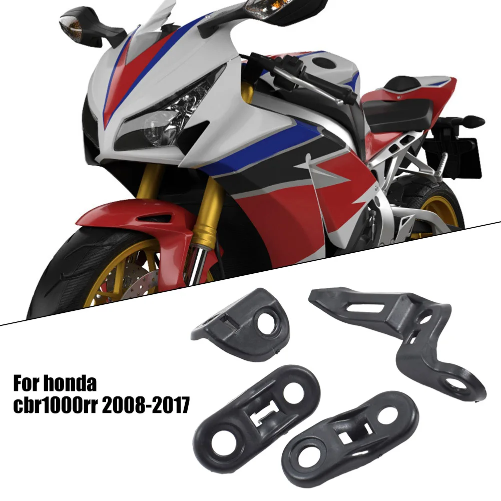 

Fixing Brackets 4x Fairing Front Reliability Trunk Lids ABS Accessories Easy To Install For Honda CBR1000RR 08-16