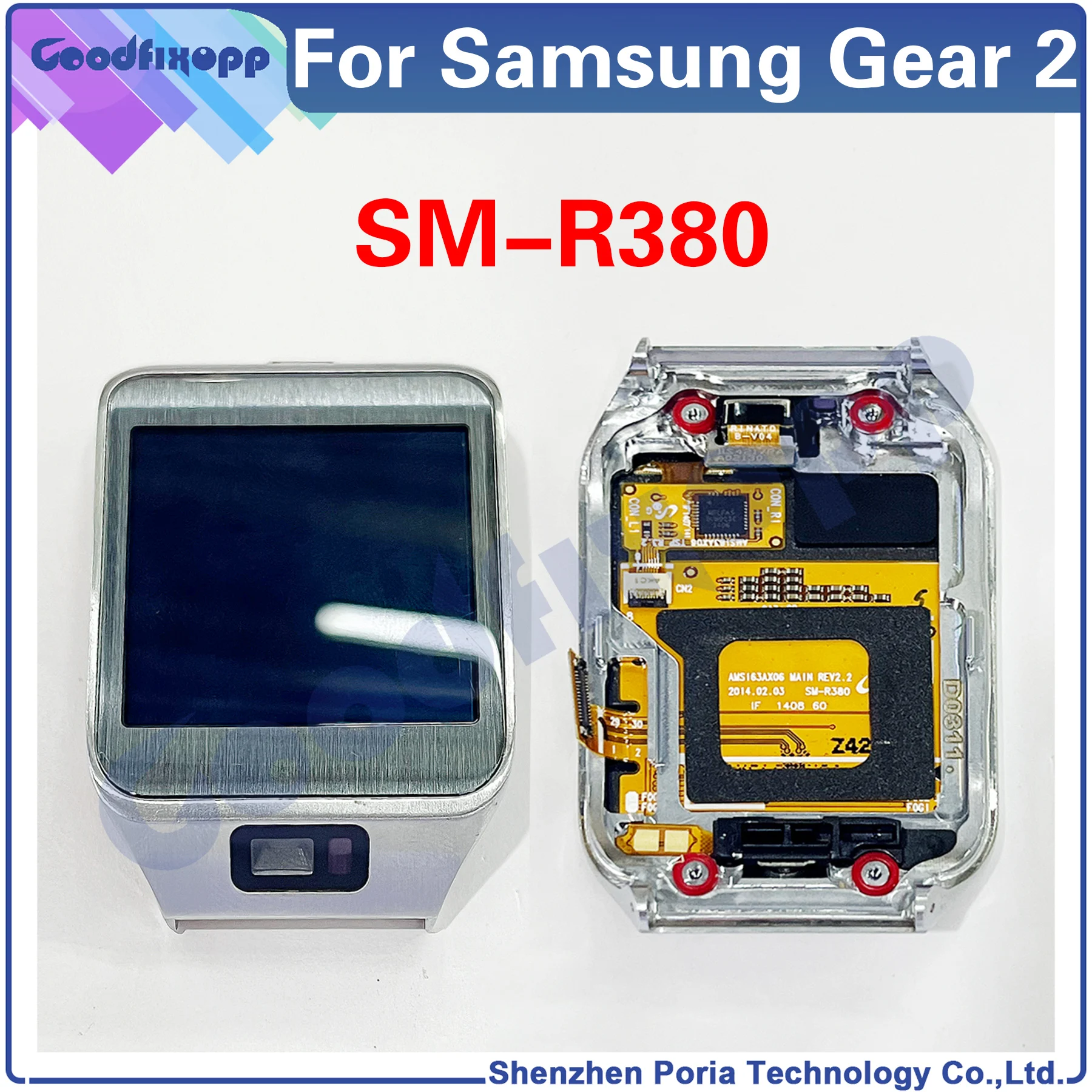Экран для Samsung Gear 2 SM-R380, ЖК-дисплей с сенсорным экраном и дигитайзером в сборе для Samsung Gear2 R380, сменный экран
Экран для Samsung Gear 2 SM-R380, ЖК-дисплей с сенсорным экраном и дигитайзером в сборе для Samsung Gear2 R380, сменный экран