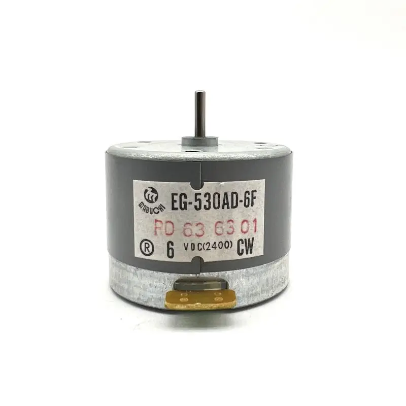 1Pcs EG-530AD-6F Metal DC 6V Single Speed Motor For Audio Cassette Tape Deck Recorder CW Motor Accessories PD 63 63 01
1Pcs EG-530AD-6F Metal DC 6V Single Speed Motor For Audio Cassette Tape Deck Recorder CW Motor Accessories PD 63 63 01