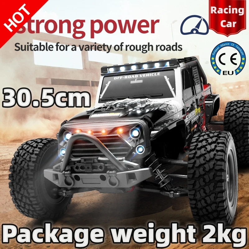 1:16 70km/H 4WD RC Car LED Headlights 2.4G Waterproof Remote Control High Speed Drift Monster festival birthday Kid gift Toy
1:16 70km/H 4WD RC Car LED Headlights 2.4G Waterproof Remote Control High Speed Drift Monster festival birthday Kid gift Toy