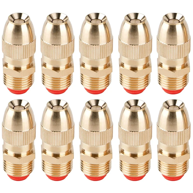 10Pcs 1/2 inch Adjustable Sprinkler Middle Distance Sprinkler Brass Nozzle Garden Lawn Irrigation Watering Fittings
10Pcs 1/2 inch Adjustable Sprinkler Middle Distance Sprinkler Brass Nozzle Garden Lawn Irrigation Watering Fittings