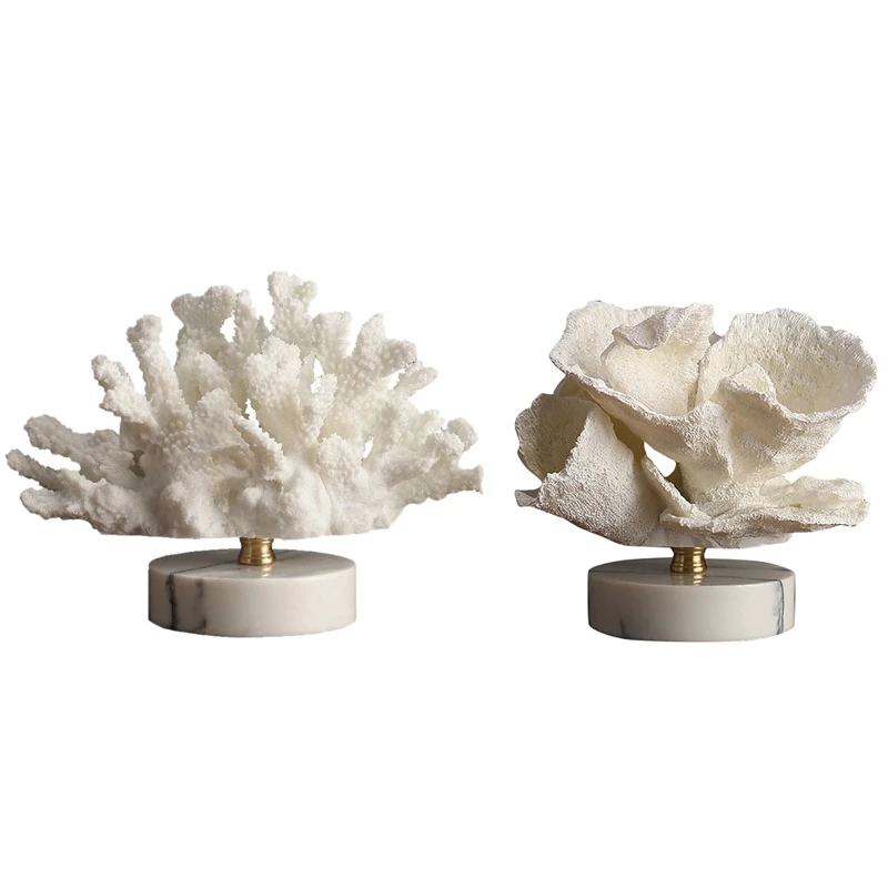 Modern Simulation Coral Furnishing Marble Base Living Room Countertops Exquisite Resin Crafts (White) Promotion
Modern Simulation Coral Furnishing Marble Base Living Room Countertops Exquisite Resin Crafts (White) Promotion
