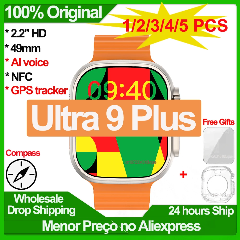 Ultra 9 plus U9 Plus Smart Watch NFC Compass For Men Women IWO Series 9 Max Waterproof Ultra9 Smartwatch Android Ios
Ultra 9 plus U9 Plus Smart Watch NFC Compass For Men Women IWO Series 9 Max Waterproof Ultra9 Smartwatch Android Ios