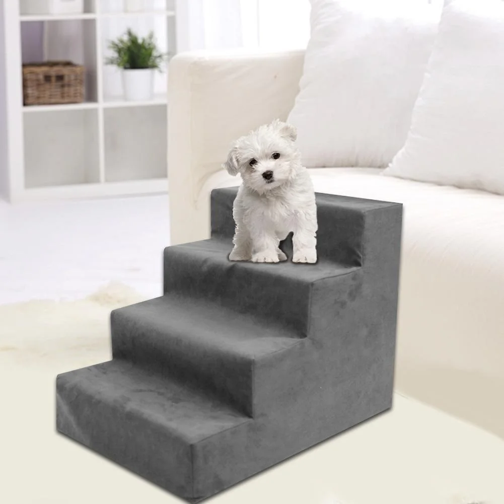 4 Steps Dog Stairs Ladder Dog Stairs Dog Pet For Small Cat Pet Ramp Ladder Pet Stairs Sponge Ladder For Pet Bed Climbing
4 Steps Dog Stairs Ladder Dog Stairs Dog Pet For Small Cat Pet Ramp Ladder Pet Stairs Sponge Ladder For Pet Bed Climbing