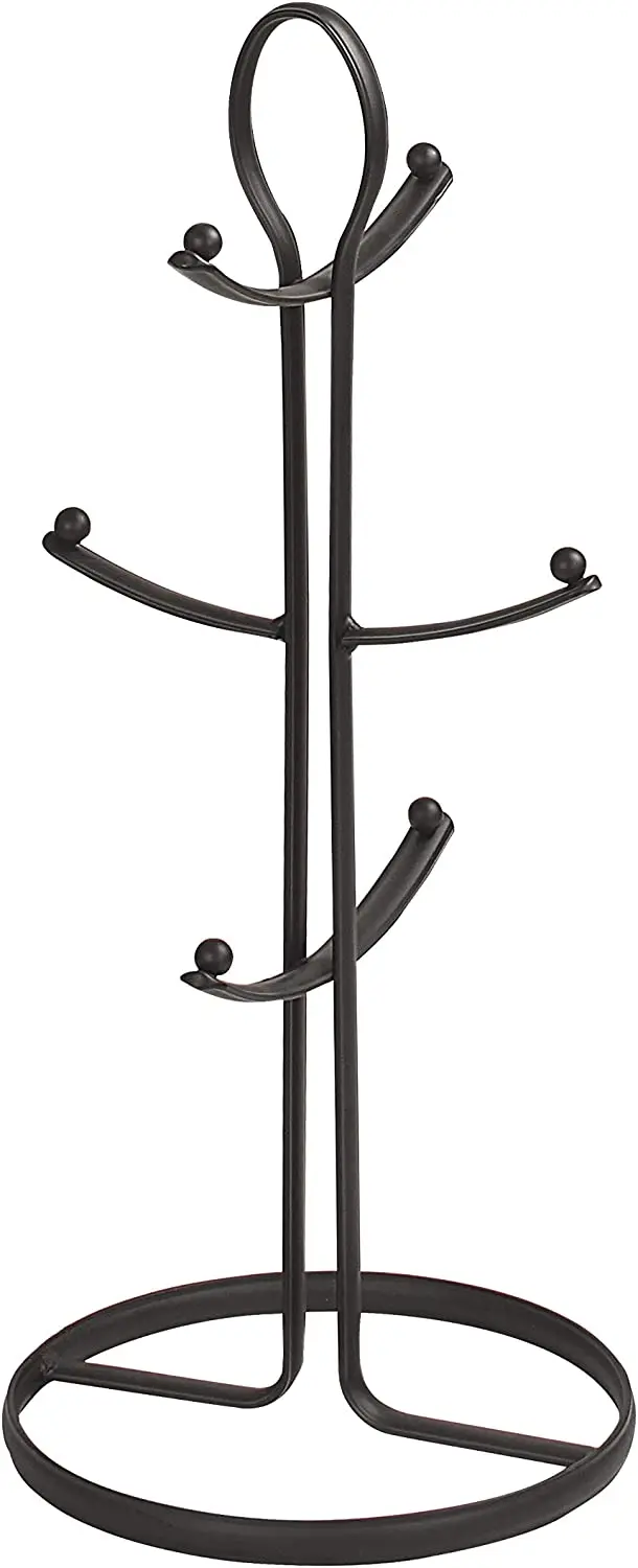 Ashley Holder for 6, Kitchen Tree Mug and Storage Holder for Tea Cup, Coffee Shop Accessory and Kitchen Countertop Organizer,
Ashley Holder for 6, Kitchen Tree Mug and Storage Holder for Tea Cup, Coffee Shop Accessory and Kitchen Countertop Organizer,