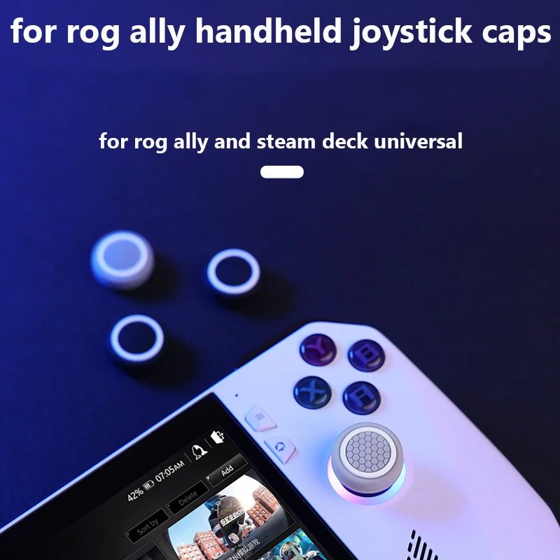 4pcs Rocker Caps Joystick Cover Handheld Console For Asus ROG Ally for Steam Deck Game Controller Stick Thumb Grip Silicone
4pcs Rocker Caps Joystick Cover Handheld Console For Asus ROG Ally for Steam Deck Game Controller Stick Thumb Grip Silicone