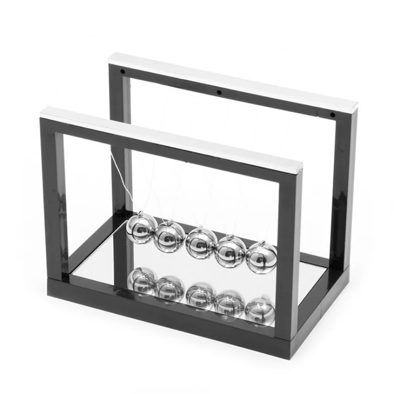 Newtons Pendulum Physical Model Mirror Newton's Cradle Office Desk Accessories Decoration Study Desk Toys Gift for Children 
Newtons Pendulum Physical Model Mirror Newton's Cradle Office Desk Accessories Decoration Study Desk Toys Gift for Children