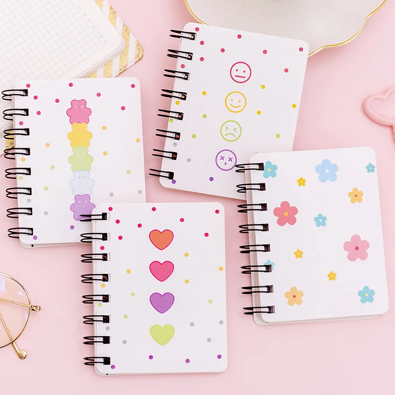 Cute Flower A7 Coil Note Book Cartoon Paper Mini Loose-leaf Memo Pad Student Planner Kawaii Stationery School Office Supplies 
Cute Flower A7 Coil Note Book Cartoon Paper Mini Loose-leaf Memo Pad Student Planner Kawaii Stationery School Office Supplies