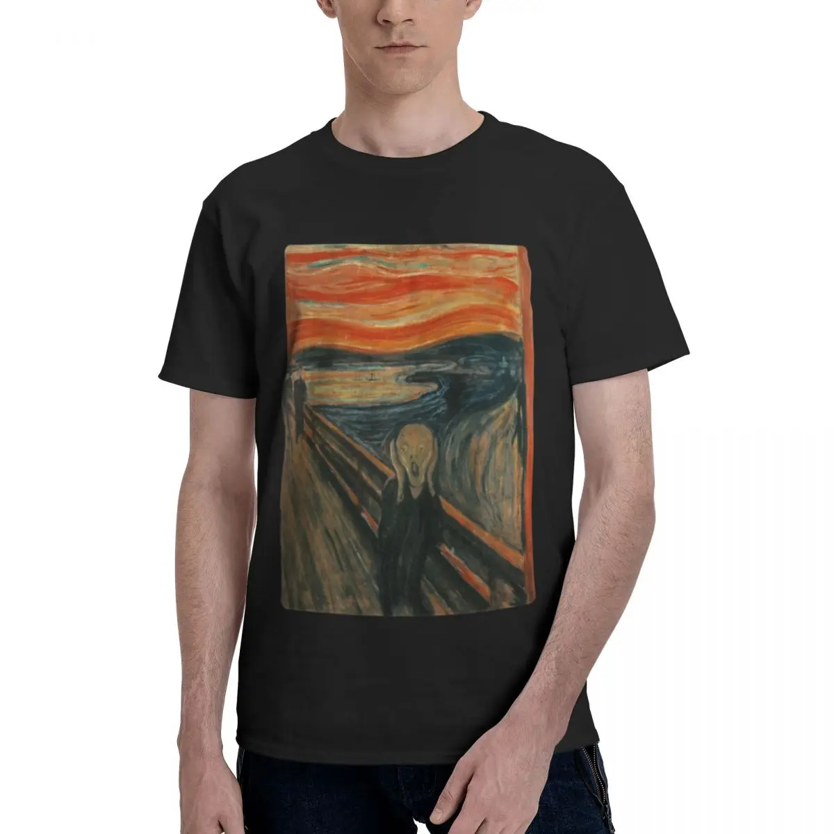 Футболка The Cry By Edvard Munch Мужская, крутая Пляжная футболка с короткими рукавами, забавная, в современном стиле, Одежда большого размера
Футболка The Cry By Edvard Munch Мужская, крутая Пляжная футболка с короткими рукавами, забавная, в современном стиле, Одежда большого размера