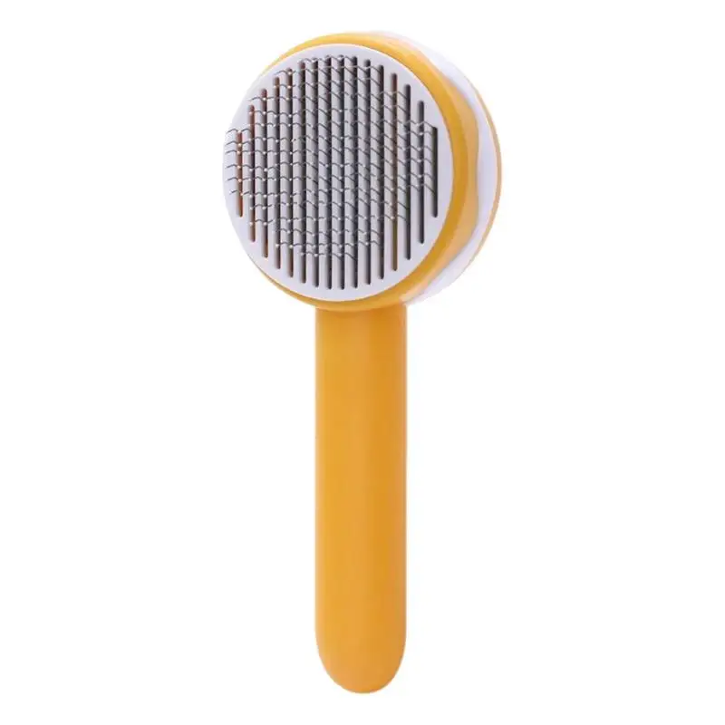Cat Brush Cat Deshedding Brush With Release Button Self Cleaning Cat Brush With 140 Degree Curved For Long Or Short Haired Cats
Cat Brush Cat Deshedding Brush With Release Button Self Cleaning Cat Brush With 140 Degree Curved For Long Or Short Haired Cats