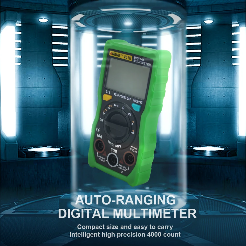ANENG V01B Poratble Digital Multimeter Automotive Electrical Transistor Tester Capacitance Meter Test Point LCD Backlight
ANENG V01B Poratble Digital Multimeter Automotive Electrical Transistor Tester Capacitance Meter Test Point LCD Backlight