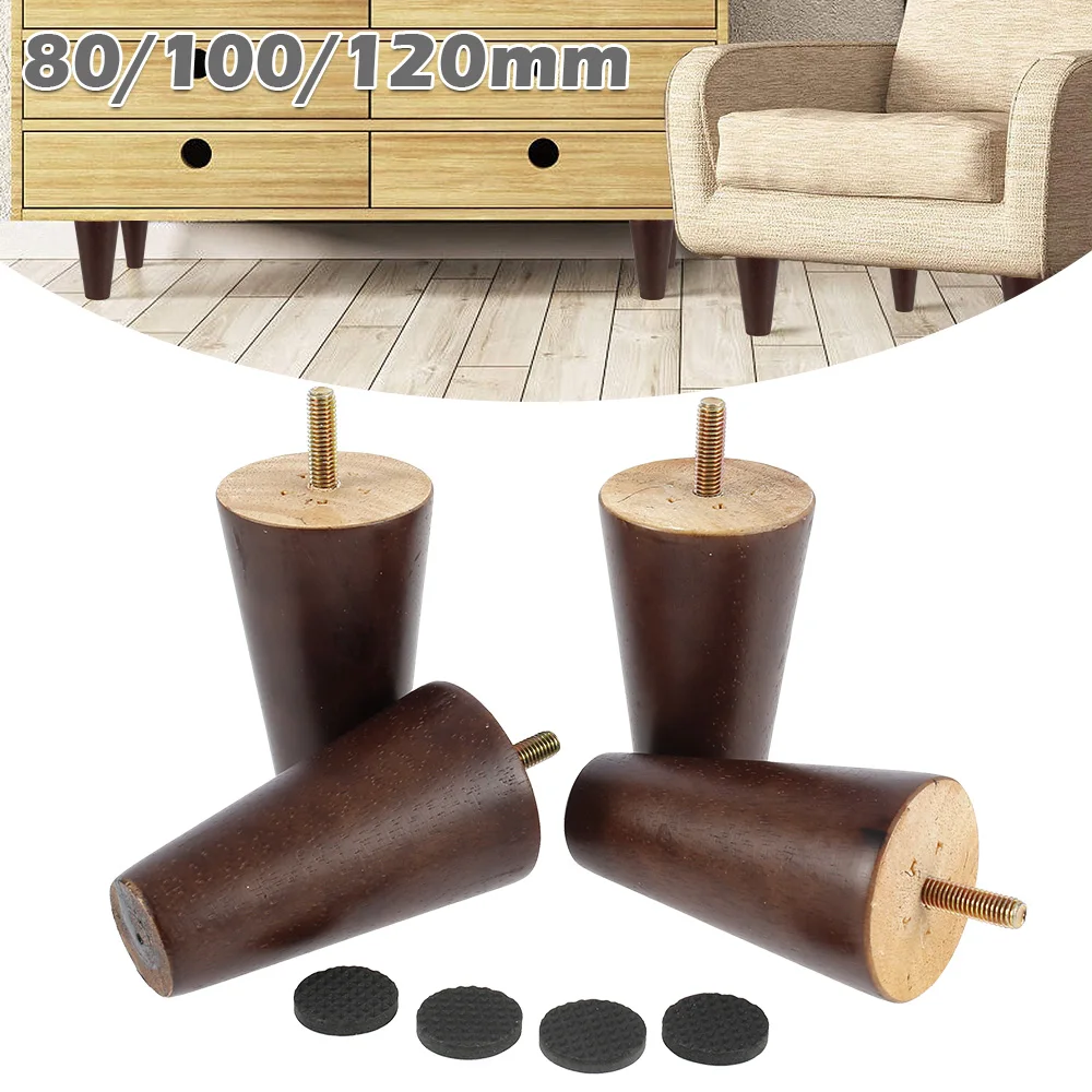 4Pcs/Lot Round Furniture Legs Replacement Wooden Sofa Legs Table Chair Stool Cabinets Feet Multi-size Furniture Tapered Legs 
4Pcs/Lot Round Furniture Legs Replacement Wooden Sofa Legs Table Chair Stool Cabinets Feet Multi-size Furniture Tapered Legs