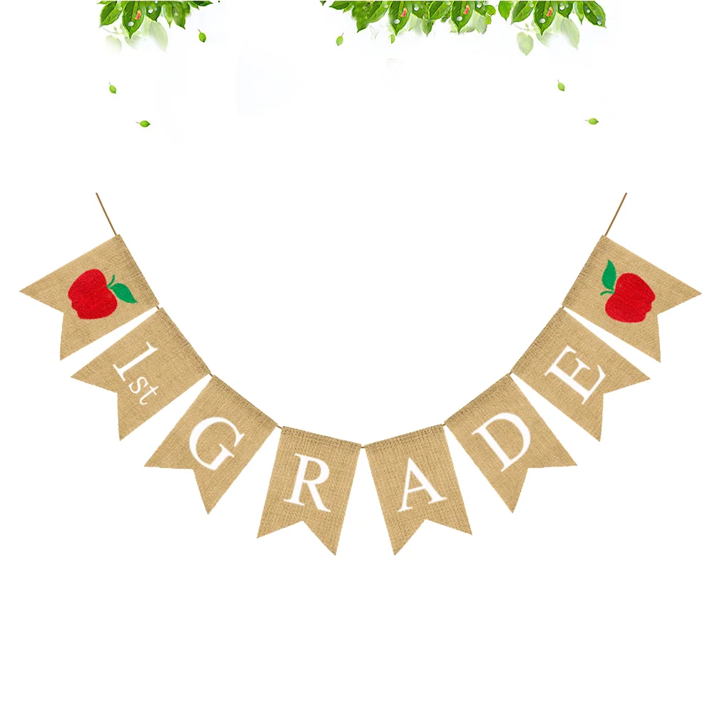 Banner School Classroom Burlapwelcome Decoration Vintage Letter Pennant Buntingparty Grade First Decorations Garland Swallowtail
Banner School Classroom Burlapwelcome Decoration Vintage Letter Pennant Buntingparty Grade First Decorations Garland Swallowtail