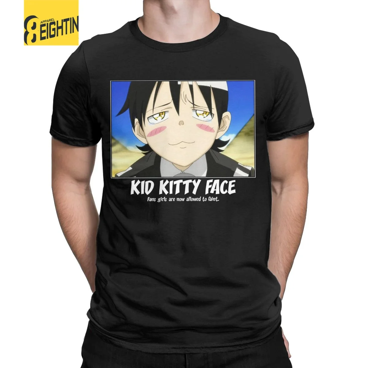 Kid Kitty Face Soul Eater Men's T Shirt Japanese Anime Vintage Tees Short Sleeve Crewneck T-Shirts 100% Cotton Party Clothing
Kid Kitty Face Soul Eater Men's T Shirt Japanese Anime Vintage Tees Short Sleeve Crewneck T-Shirts 100% Cotton Party Clothing