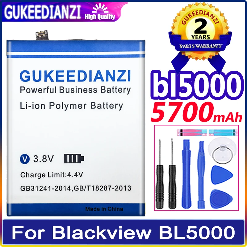 Запасная батарея GUKEEDIANZI для Blackview BL5000, 5700 мАч, запасные части для смартфона, резервная батарея для Blackview BL 5000 Smart
Запасная батарея GUKEEDIANZI для Blackview BL5000, 5700 мАч, запасные части для смартфона, резервная батарея для Blackview BL 5000 Smart