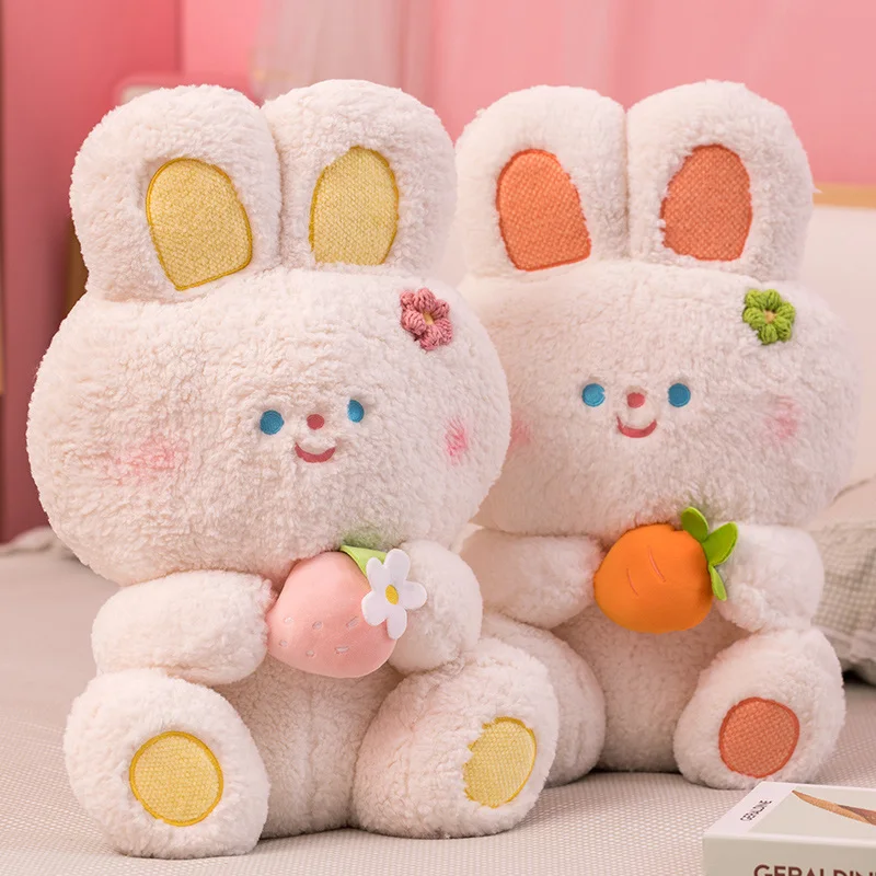 45/55CM Cute Fat Rabbit Bunny Holding Fruit Carrot Toys Stuffed Lovely Animal Plush Doll For Kids Girls Soft Pillow Nice Gift
45/55CM Cute Fat Rabbit Bunny Holding Fruit Carrot Toys Stuffed Lovely Animal Plush Doll For Kids Girls Soft Pillow Nice Gift