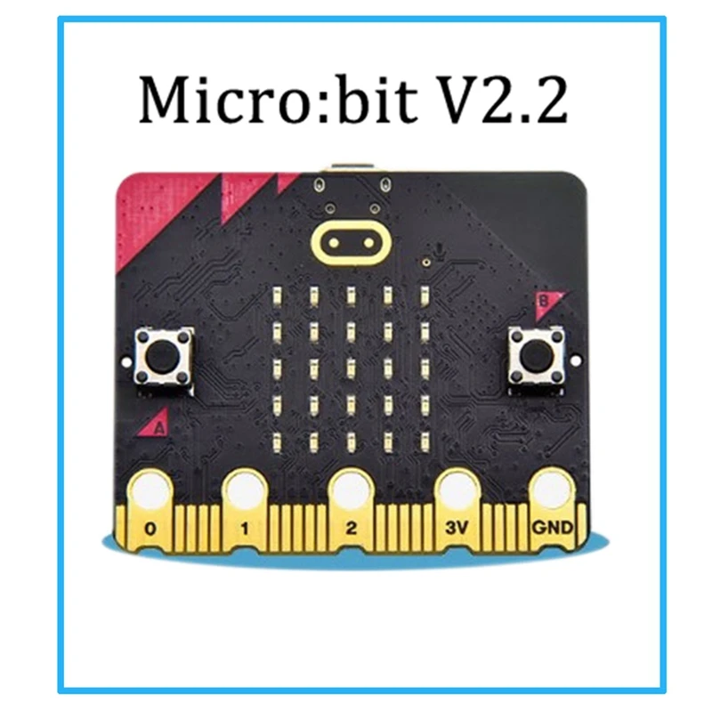 BBC Micro:Bit V2.2 Built-In Speaker And Microphone Touch Sensitive Microbit Programmable Learning Development Board
BBC Micro:Bit V2.2 Built-In Speaker And Microphone Touch Sensitive Microbit Programmable Learning Development Board