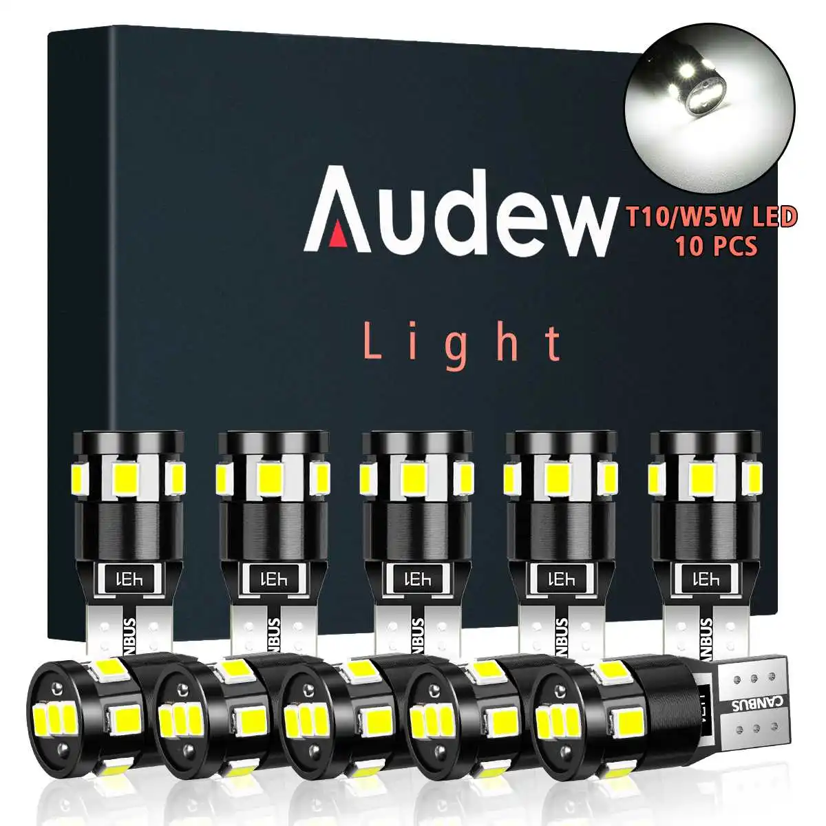 AUDEW 10 шт. T10 W5W 2835 SMD СВЕТОДИОДНЫЙ одов Автомобильные Боковые габаритные огни лампы для парковки подсветка для Чтения номерного знака без ошибок
AUDEW 10 шт. T10 W5W 2835 SMD СВЕТОДИОДНЫЙ одов Автомобильные Боковые габаритные огни лампы для парковки подсветка для Чтения номерного знака без ошибок