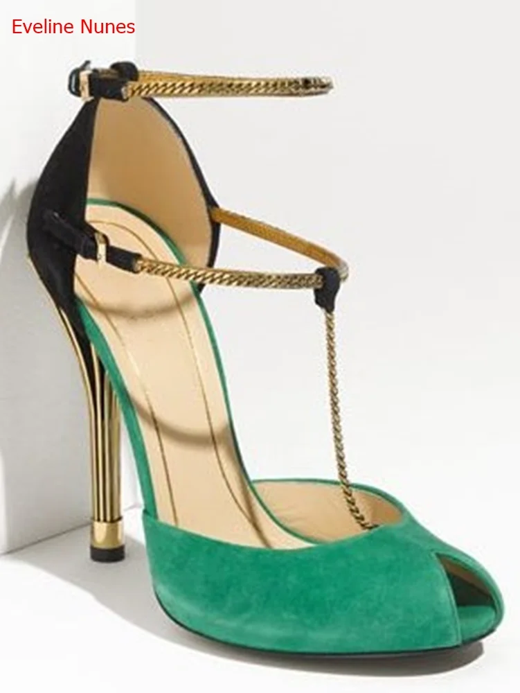 Green Word Button Sandals 2022 Fashion All-match Metal Decorative Chain Summer And Spring Sexy Fish Toe High Heels Women
Green Word Button Sandals 2022 Fashion All-match Metal Decorative Chain Summer And Spring Sexy Fish Toe High Heels Women
