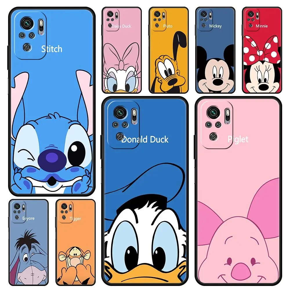 

TPU Soft Silicone Case Cover For Xiaomi Redmi Note 10 11 9 8 Pro 9S 8T 10S 11S 11T 7 Wow Mickey Mouse Phone Shell Funda Coque