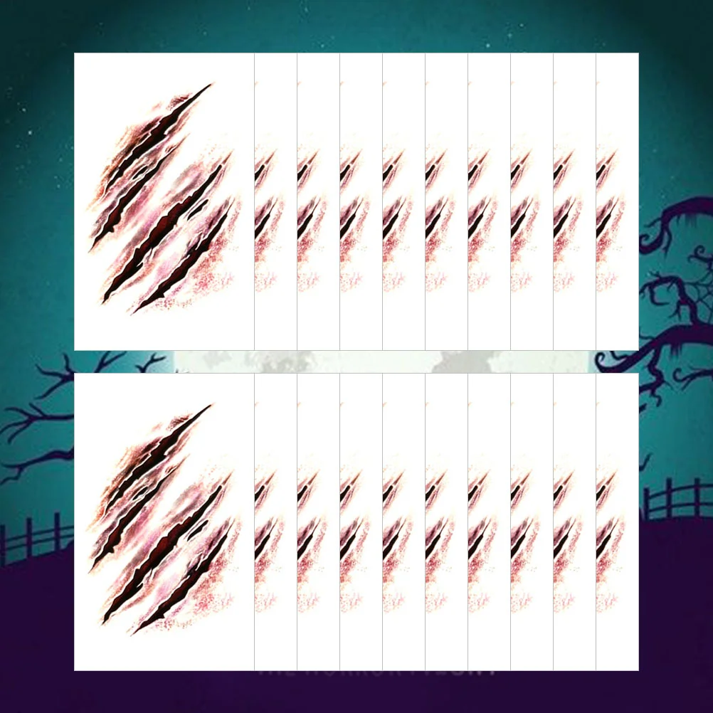 20Pcs Stickers Horrible Sticker Wound Stickers Practical Wound Sticker Sticker for Man Woman
20Pcs Stickers Horrible Sticker Wound Stickers Practical Wound Sticker Sticker for Man Woman