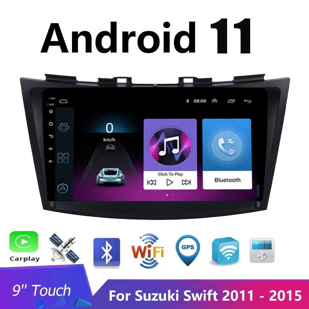 Автомобильная магнитола 9 "Android 11 для Suzuki Swift 2011-2015, автомобильный DVD-мультимедийный плеер, система GPS-навигации, стерео MP5 carplay USB
Автомобильная магнитола 9 "Android 11 для Suzuki Swift 2011-2015, автомобильный DVD-мультимедийный плеер, система GPS-навигации, стерео MP5 carplay USB