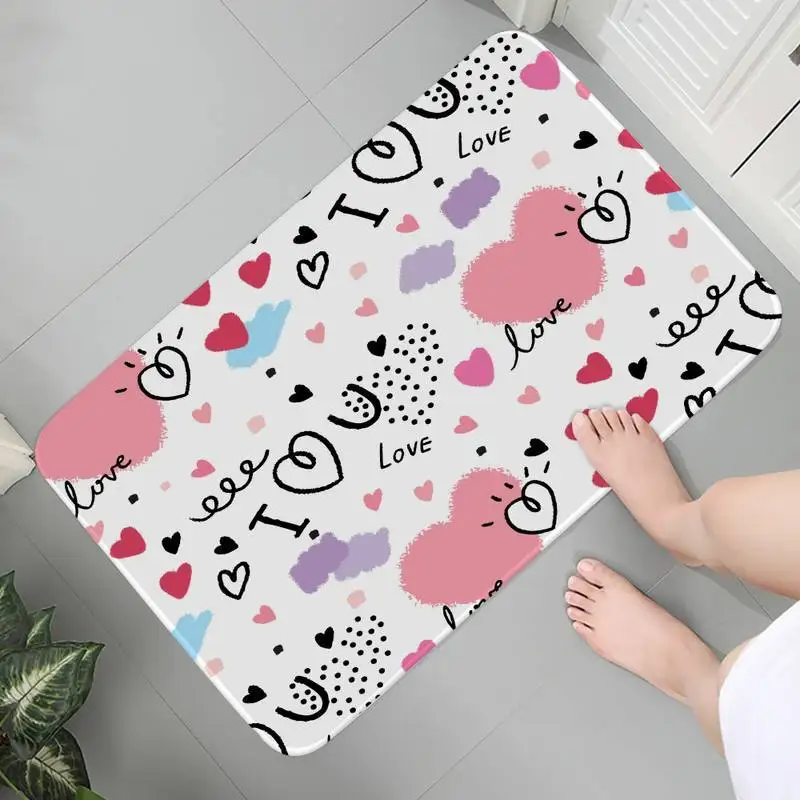 Living Room Entrance Carpet Washable Soft Rug Doormat Floor Mats Anime Kid Room Love Art Texture Parlor Mat Prayer Rug Area Rugs
Living Room Entrance Carpet Washable Soft Rug Doormat Floor Mats Anime Kid Room Love Art Texture Parlor Mat Prayer Rug Area Rugs