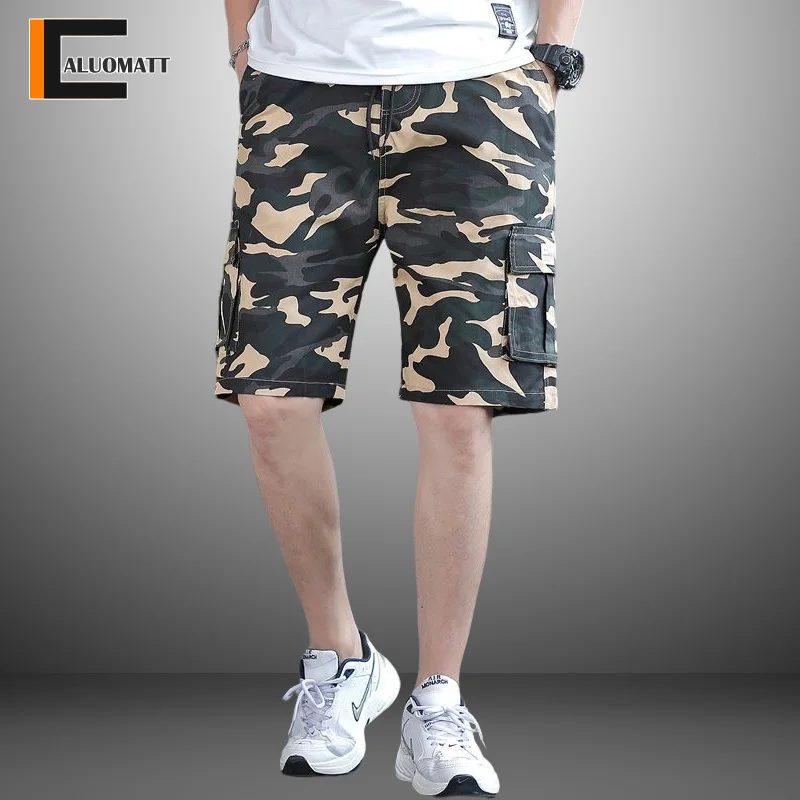 Summer Men Cargo Shorts New Casual Fashion Joggers Baggy Camouflage Brand Men Sweatshorts Multi-Pocket Loose Pants Men Clothing
Summer Men Cargo Shorts New Casual Fashion Joggers Baggy Camouflage Brand Men Sweatshorts Multi-Pocket Loose Pants Men Clothing