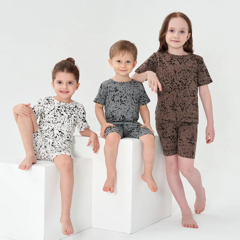 12M to 8 years baby kids boys girls summer geometri print cotton casual top with shorts 2 pcs sleepwear set children loungewear
12M to 8 years baby kids boys girls summer geometri print cotton casual top with shorts 2 pcs sleepwear set children loungewear