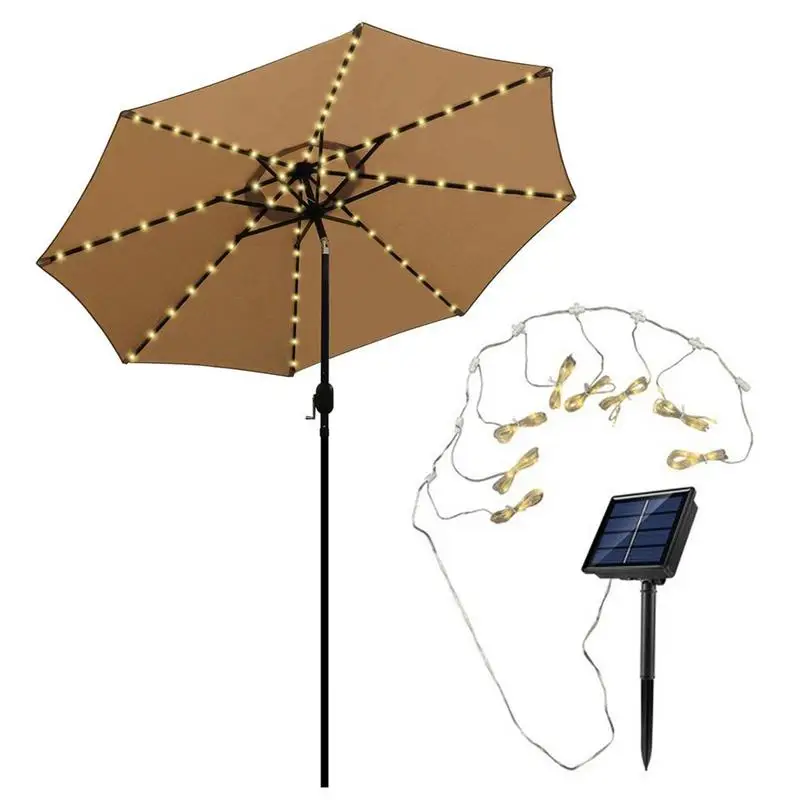 LED Solar Power Patio Umbrella Lights 8 Lighting Mode Fairy Light Waterproof String Lights Outdoor Decors Suitable for Courtyard
LED Solar Power Patio Umbrella Lights 8 Lighting Mode Fairy Light Waterproof String Lights Outdoor Decors Suitable for Courtyard