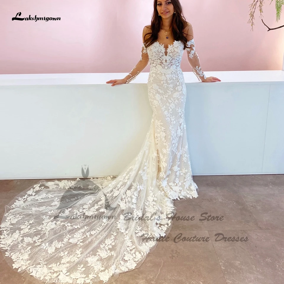 Lakshmigown Vintage Lace Boho Wedding Dresses Long Sleeve 2023 Vestidos Civil Sexy Bridal Mermaid Wedding Gowns Court Train
Lakshmigown Vintage Lace Boho Wedding Dresses Long Sleeve 2023 Vestidos Civil Sexy Bridal Mermaid Wedding Gowns Court Train