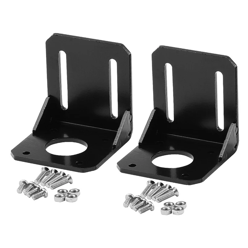 Black 3D Printer Parts Alloy Steel 42mm Fixed L Bracket Mount fits for Nema17 Stepper Stepping Motor With Screws
Black 3D Printer Parts Alloy Steel 42mm Fixed L Bracket Mount fits for Nema17 Stepper Stepping Motor With Screws