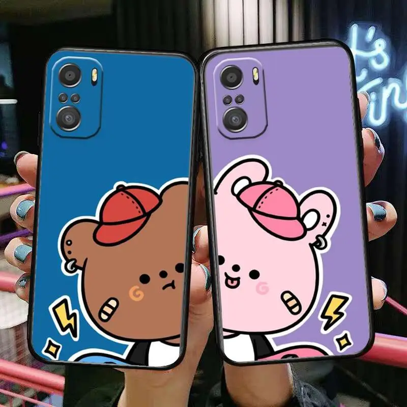 Lovely couple cartoon bear Phone Case For xiaomi mi 11 Lite pro Ultra 10s 9 8 MIX 4 FOLD 10T 5g Black Cover Silicone Back Prett
Lovely couple cartoon bear Phone Case For xiaomi mi 11 Lite pro Ultra 10s 9 8 MIX 4 FOLD 10T 5g Black Cover Silicone Back Prett