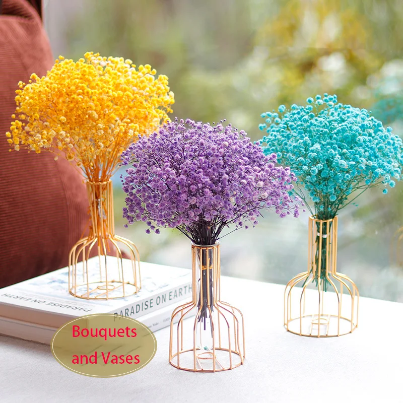 Natural Dried Preserved Flowers Gypsophila Bouquet with Vase,Baby's Breath Flower Bouquet for Wedding Home Decoration Fall Decor
Natural Dried Preserved Flowers Gypsophila Bouquet with Vase,Baby's Breath Flower Bouquet for Wedding Home Decoration Fall Decor