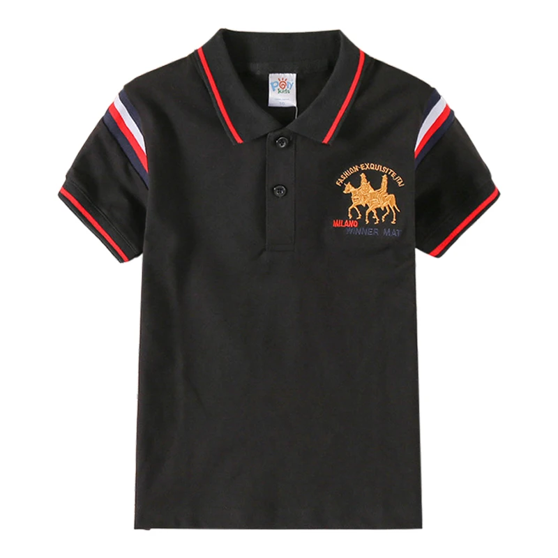 Boys Summer Casual T-Shirts Children's Teenager Clothing Embroidery Kids Girls Tops Striped Short Sleeve T-Shirts 2 4 6 age Tees
Boys Summer Casual T-Shirts Children's Teenager Clothing Embroidery Kids Girls Tops Striped Short Sleeve T-Shirts 2 4 6 age Tees