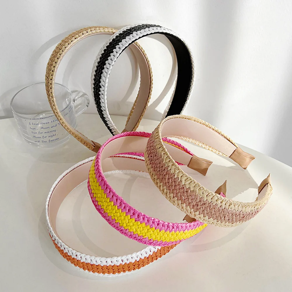 New Braided Headband Vintage Women Wide Side Straw Hairband Center Splicing Color Head Hoop Turban Adult Hair Accessories Hot
New Braided Headband Vintage Women Wide Side Straw Hairband Center Splicing Color Head Hoop Turban Adult Hair Accessories Hot