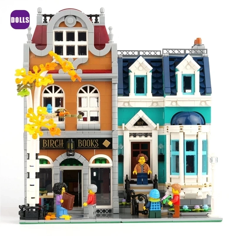 2524Pcs Creative IN STOCK Bookshop Model City Street View Model Building Kits Blocks Set Bricks Toys Children Gift 10270
2524Pcs Creative IN STOCK Bookshop Model City Street View Model Building Kits Blocks Set Bricks Toys Children Gift 10270