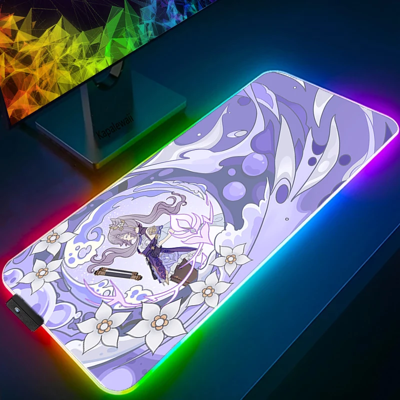 Большой RGB коврик для мыши Genshin Impact, большие компьютерные коврики для мыши, игровой коврик для мыши, клавиатура с аниме, светильник, геймерски...
Большой RGB коврик для мыши Genshin Impact, большие компьютерные коврики для мыши, игровой коврик для мыши, клавиатура с аниме, светильник, геймерски...