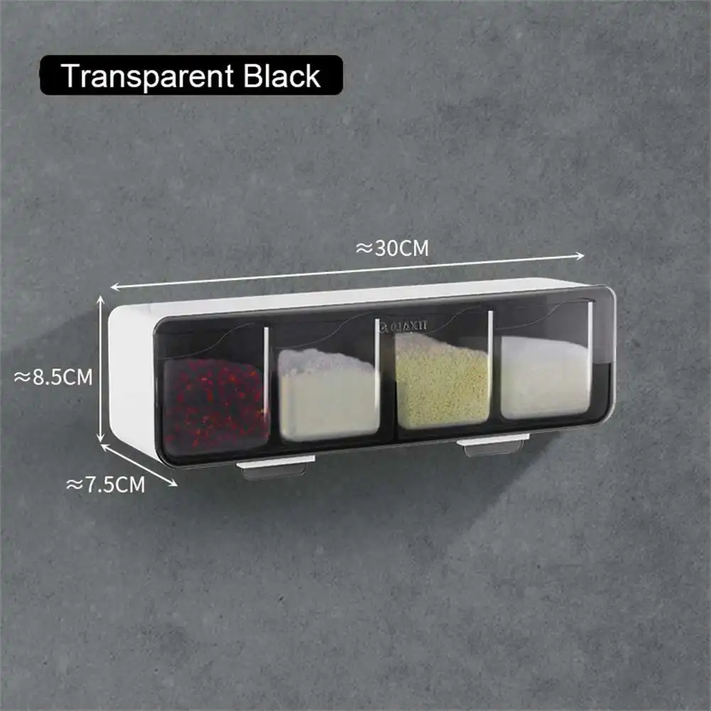 1x Wall-mounted Seasoning Box Salt Pepper Spice Rack Jar Sugar Bowl Box For Kitchen Storage Organizer Spice Box Container Box
1x Wall-mounted Seasoning Box Salt Pepper Spice Rack Jar Sugar Bowl Box For Kitchen Storage Organizer Spice Box Container Box
