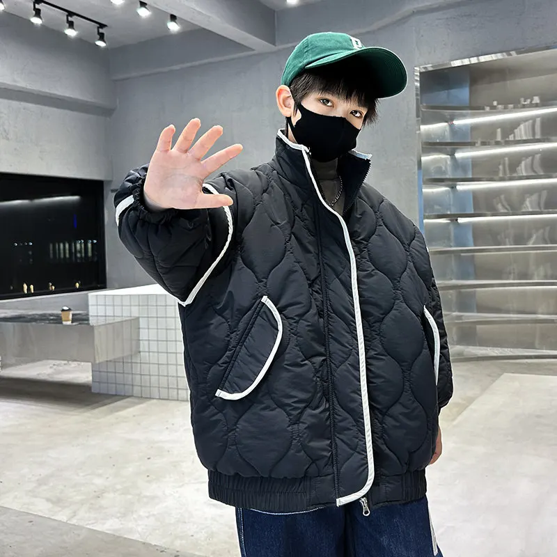 Kids Autumn Winter Jackets for Boys Fashion Solid Color Parkas Kids Waterproof Outerwear Warm Thicken Cotton Lined Child Clothes
Kids Autumn Winter Jackets for Boys Fashion Solid Color Parkas Kids Waterproof Outerwear Warm Thicken Cotton Lined Child Clothes