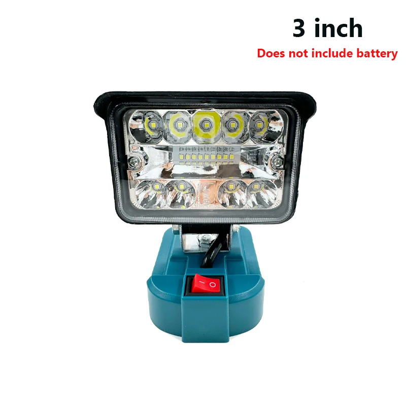 3/5/8-дюймовый светодиодный рабочий фонарь для Makita 18 В, лампа с литий-ионным аккумулятором 
3/5/8-дюймовый светодиодный рабочий фонарь для Makita 18 В, лампа с литий-ионным аккумулятором